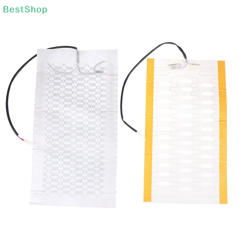 12V Carbon Fiber Heated Seat Heating Heater Pads Winter Warmer Covers Universal For Car