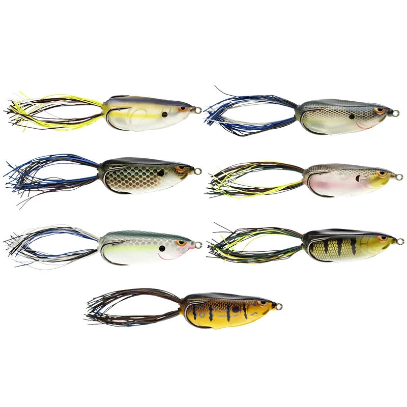 Original Frog BRONZEYE SHAD 65 SPIT SHAD 60 15g Topwater Bass Fishing Lures Gamakatsu Hook Soft Artificial Bait For Snakehead