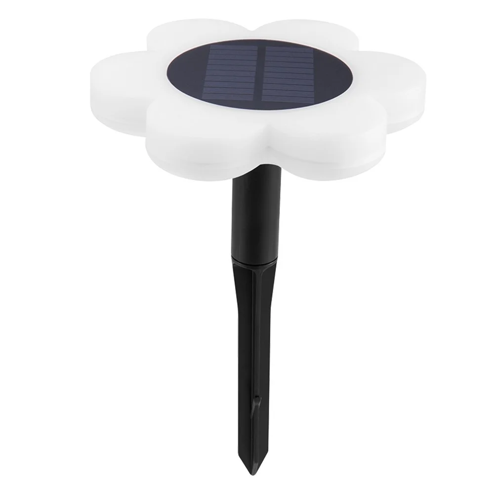 Decdeal LED Solar Lights Garden Light Multicolor Pathway Walkway Lawn Patio Backyard Lighting Outdoor Waterproof Landscape Lamp