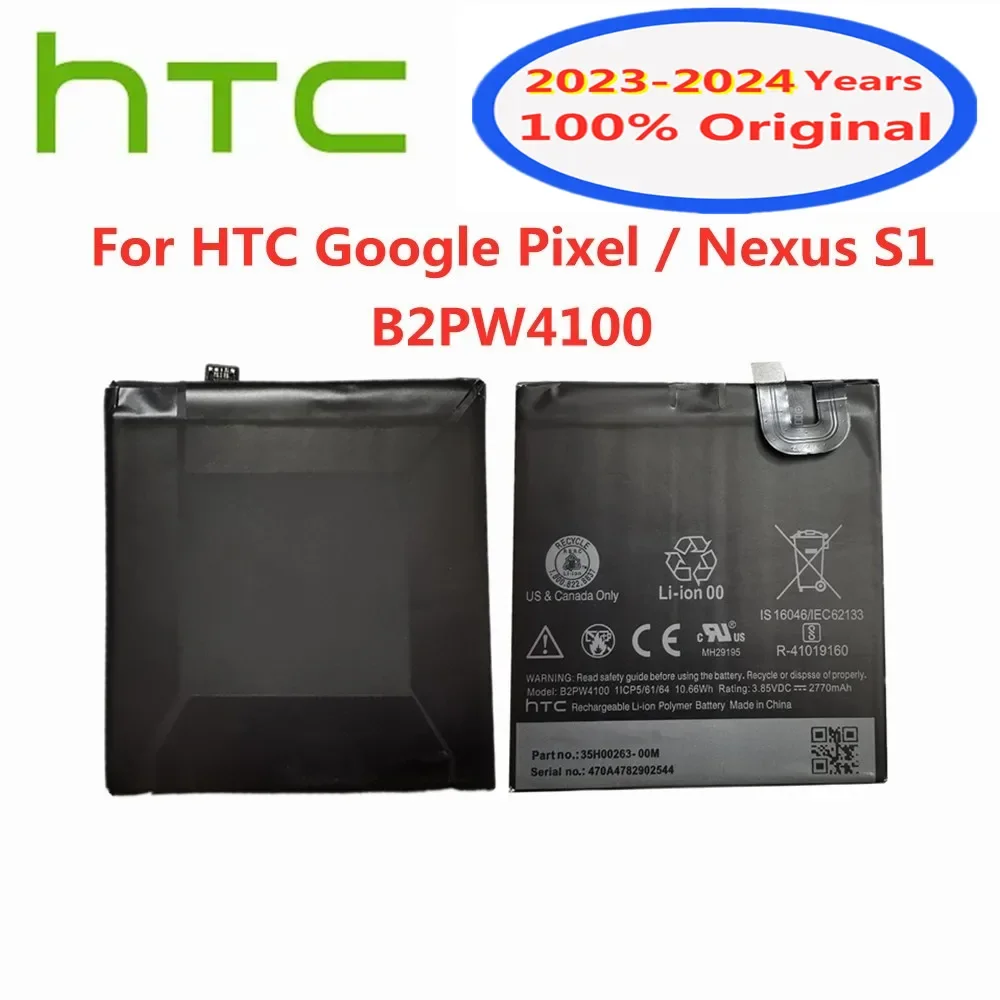 

2770mAh B2PW4100 100% Original Battery For HTC Google Pixel / Nexus S1 Li-ion Polymer Batteries Batteria + Tools Deliver Fast