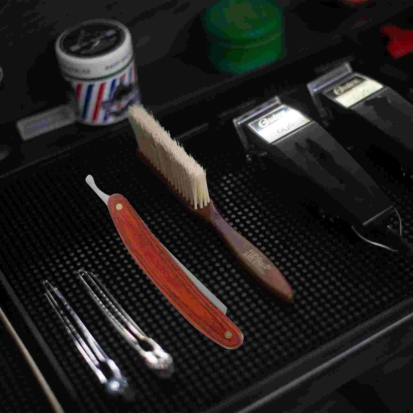 Holzgriff gerade Friseur Rasiermesser manuelle Bart Rasier werkzeug für Männer zufälligen Stil