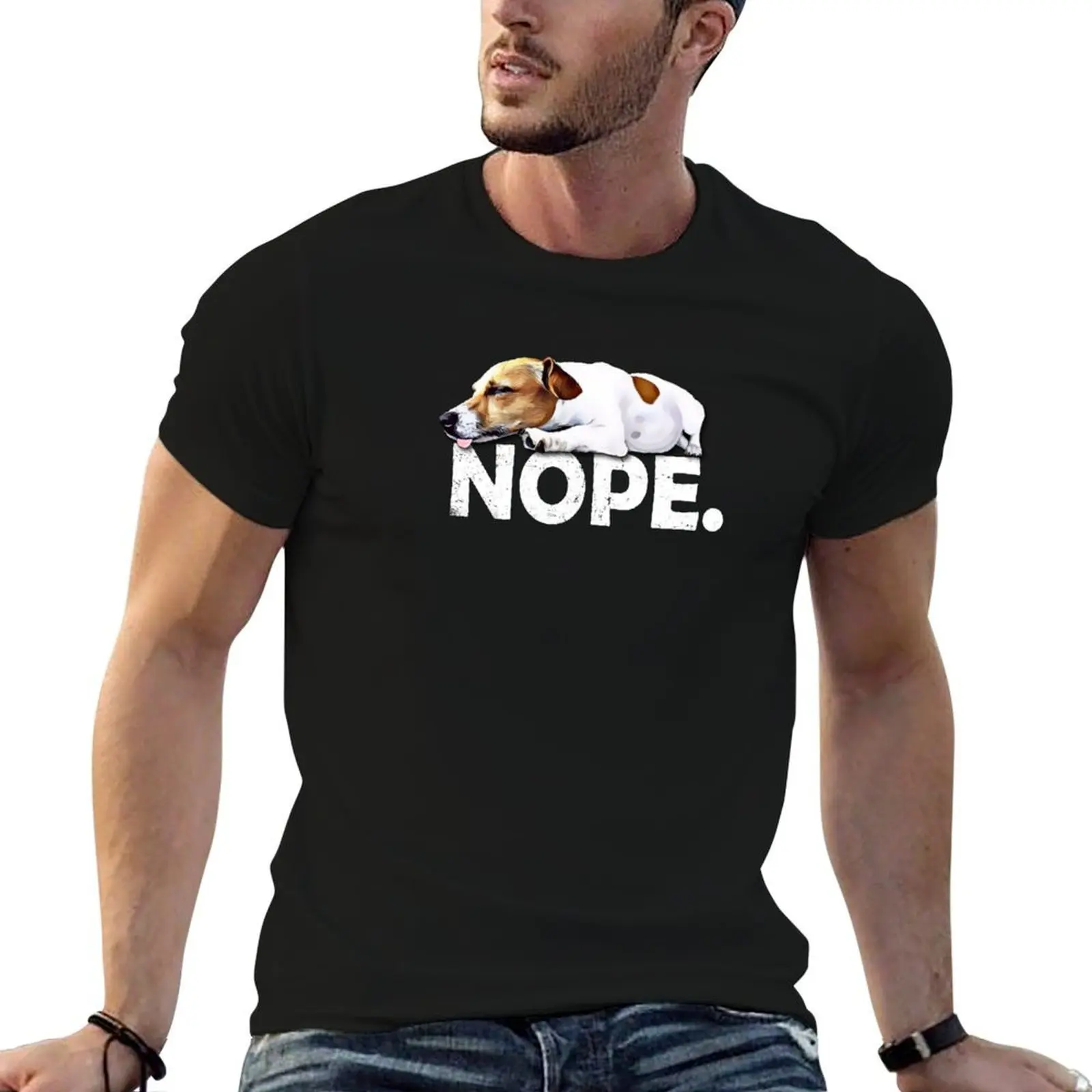 Jack Russell T-Shirt summer top croswit shirt man mens clothing