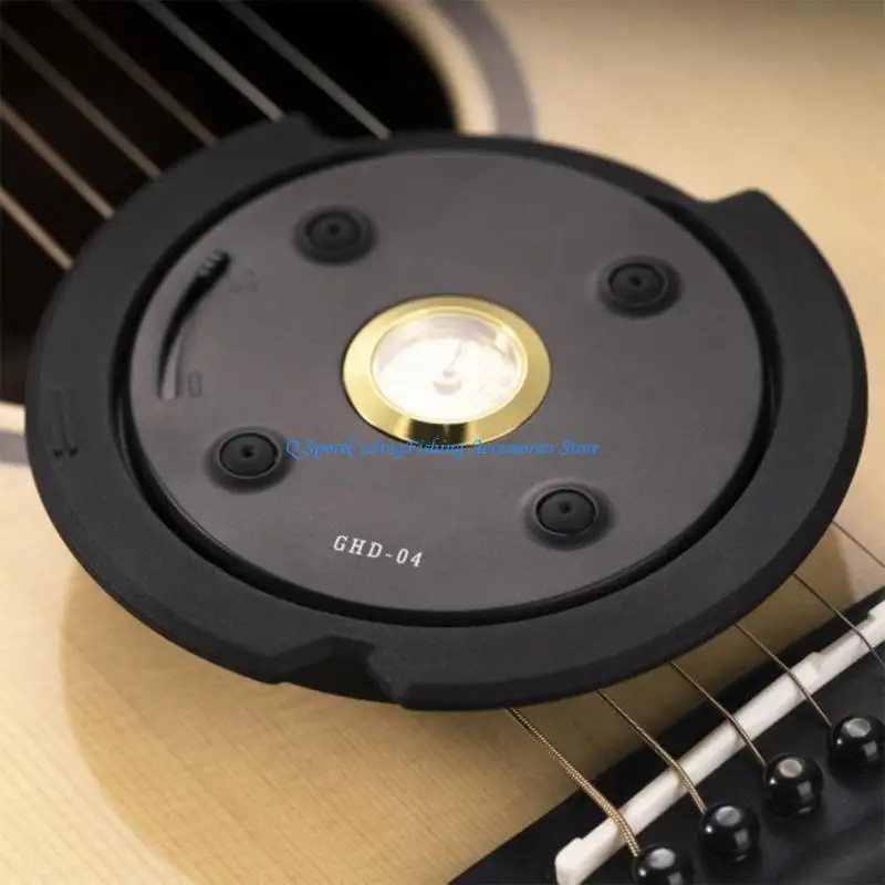 Acoustic Guitar Humidifier Soundhole Cover with Hygrometer Sound Hole Cover