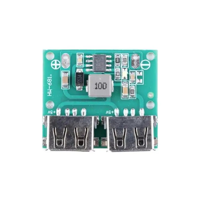 مخرج USB مزدوج 9 فولت/12 فولت/24 فولت إلى 5 فولت 3A DC-DC وحدة شحن لتقليل جهد السيارة وتثبيت