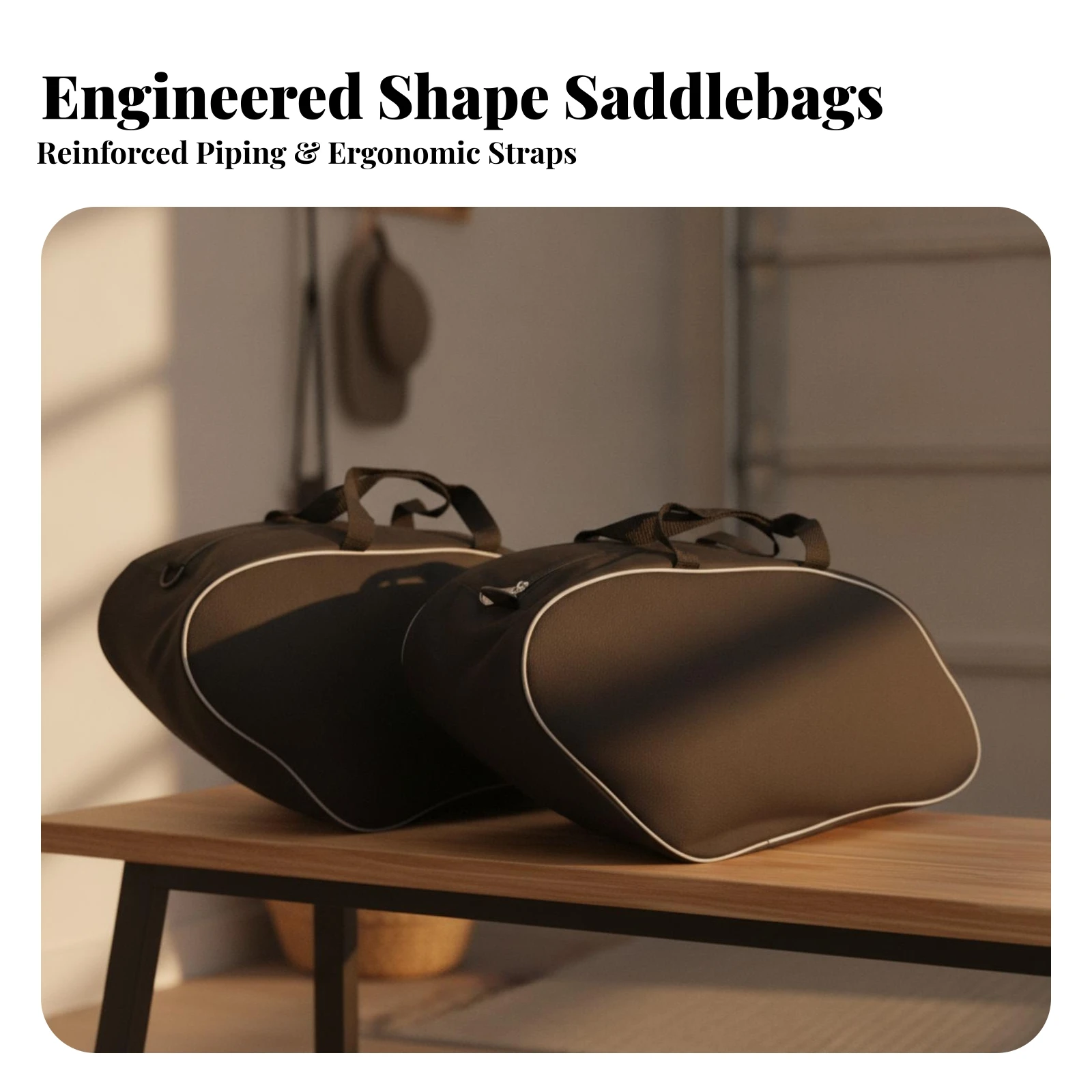 バイク用サイドケースオーガナイザー、肩掛けストラップ付きのポ - Motorcycle Saddlebag Liner Inner Bags のレビューと価格