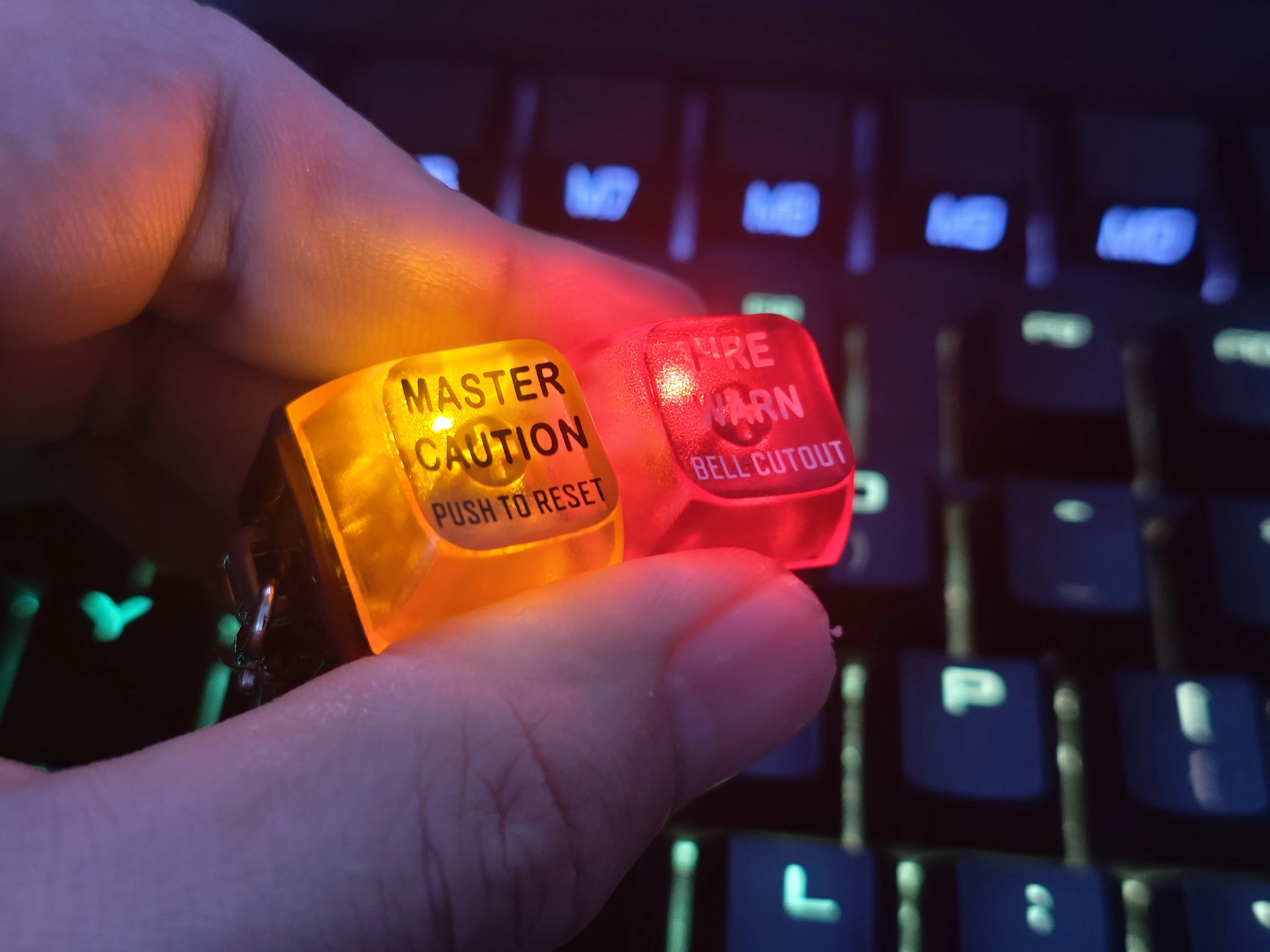 737NG 737-800 737MAX سلسلة مفاتيح ضوء التحذير الرئيسي (بدون صوت تحذير) #4