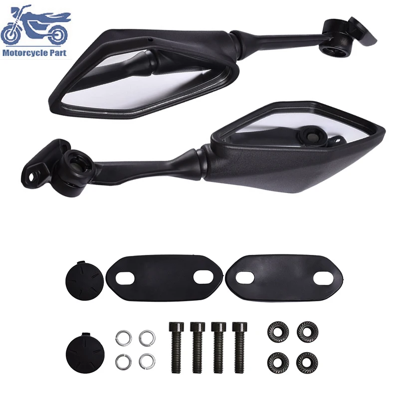 

Motorcycle Rearview Side Mirrors 1 Pair Anti-fall Folding Motorcycle Side Rearview Mirrors For KAWASAKI ninja250 2013-2018