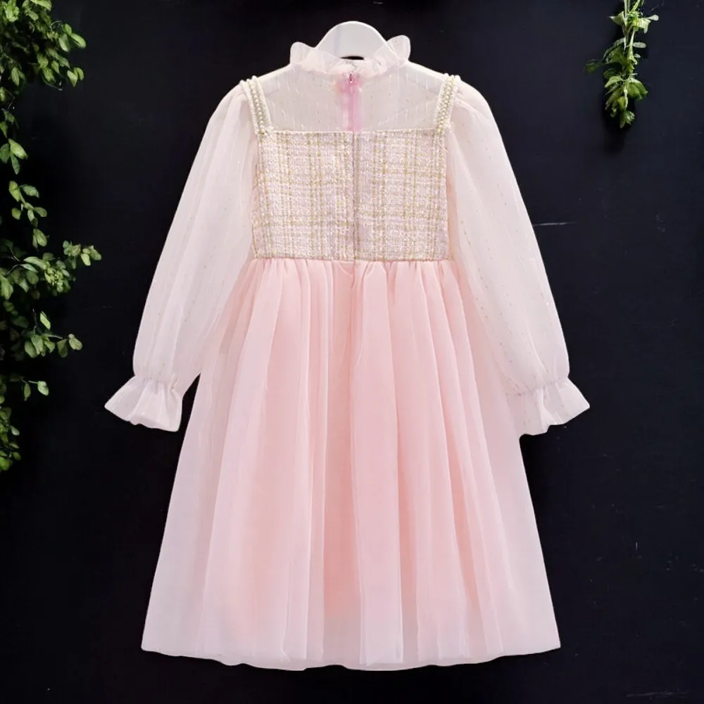 Teenager Elegant Lace Dresses for Girls Party Dress Kids Princess Costume Spring Children Baby Clothes Vestidos 8 10 12 14 Years