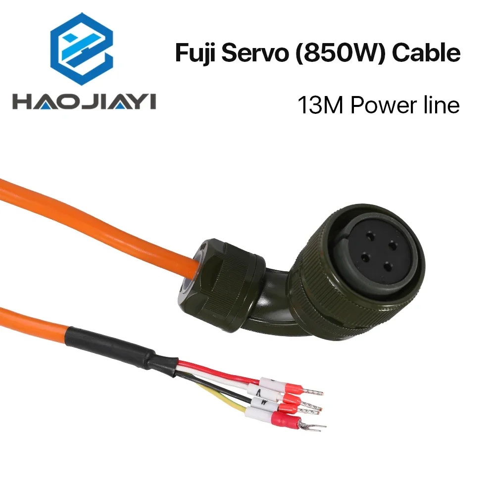 850W Fuji Servo Cable Set Encoder Cable+Power Cable 13Meters for Fuji Servo Motor & Driver CNC Fiber Laser Machine