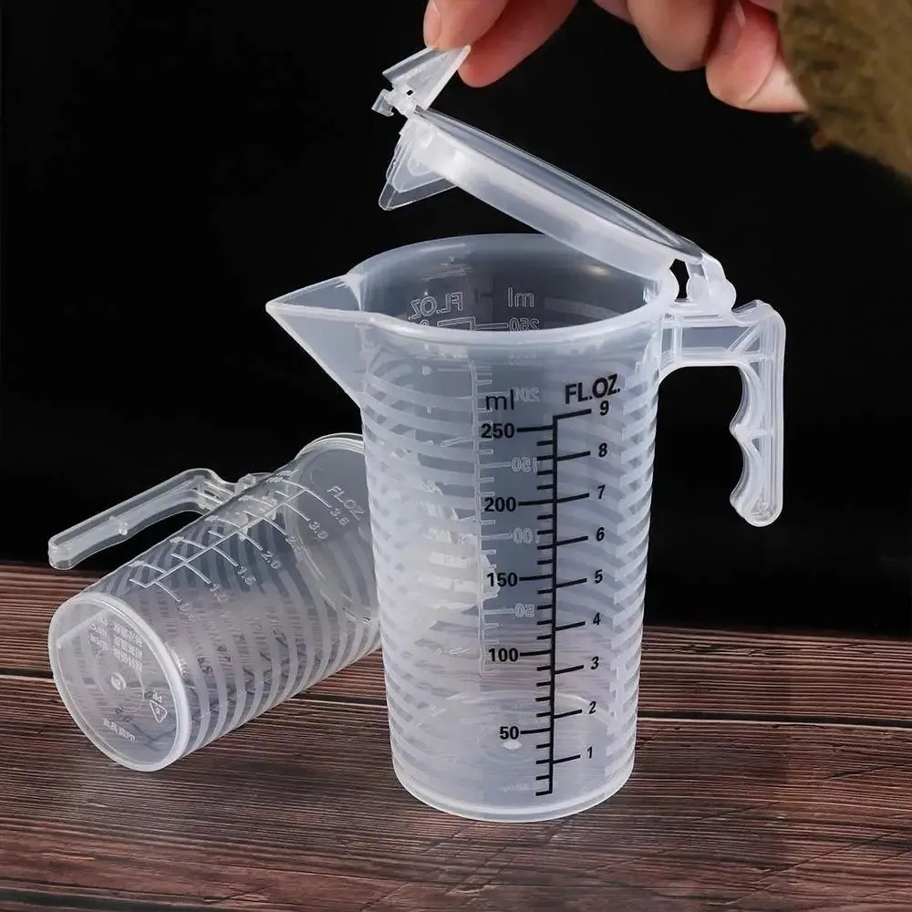 100/250/500/1000/2000/5000ML Measuring Cup with Scale Thickened Large Capacity Plastic Water Jugs with Lid Clear