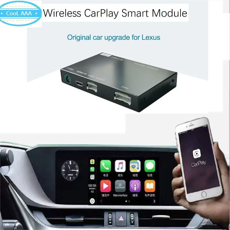 For LEXUS orinal screen  Carplay upgrade module wireless Apple carplay Anroid auto free shipping