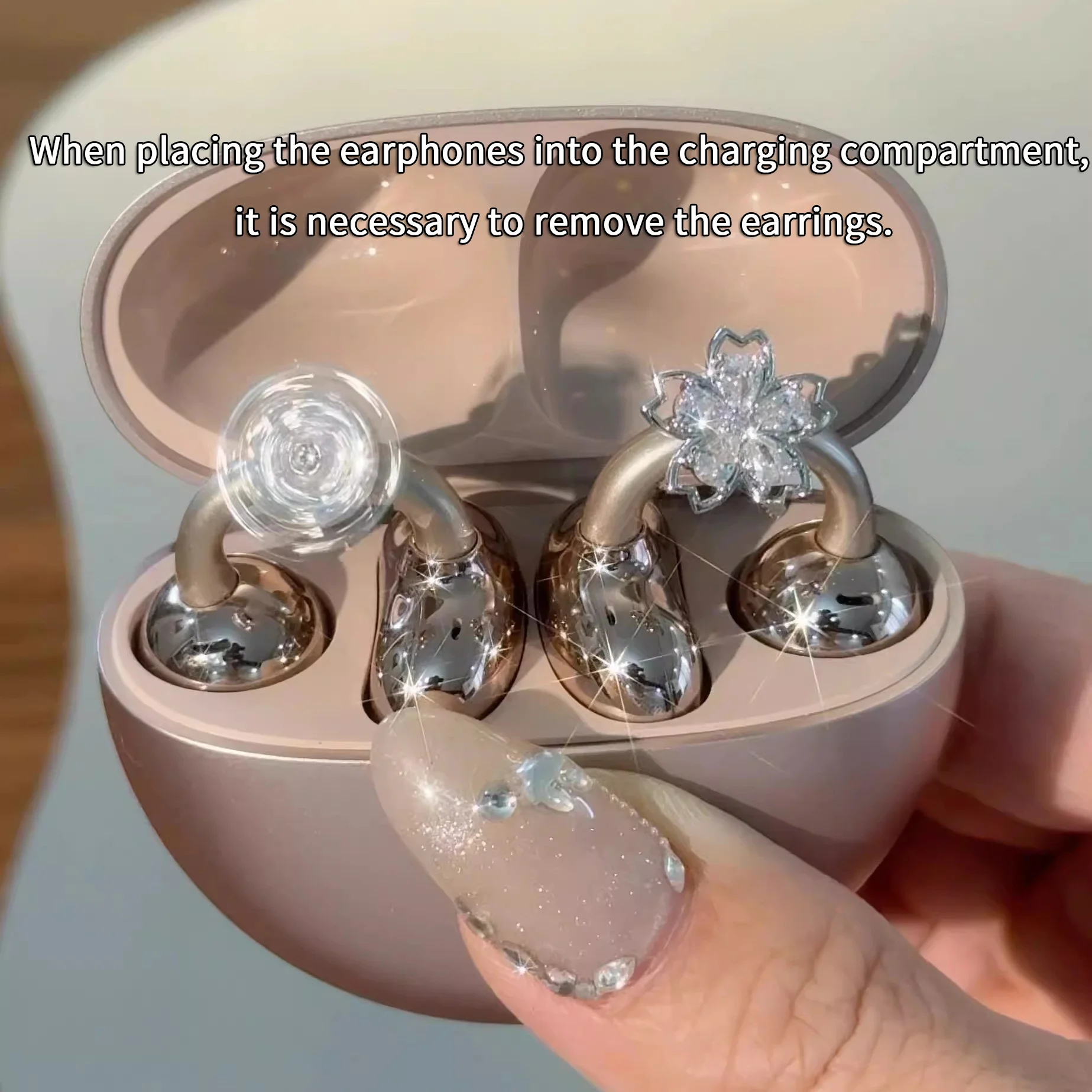 Cherry Blossom Ear Clips for Huawei FreeClip