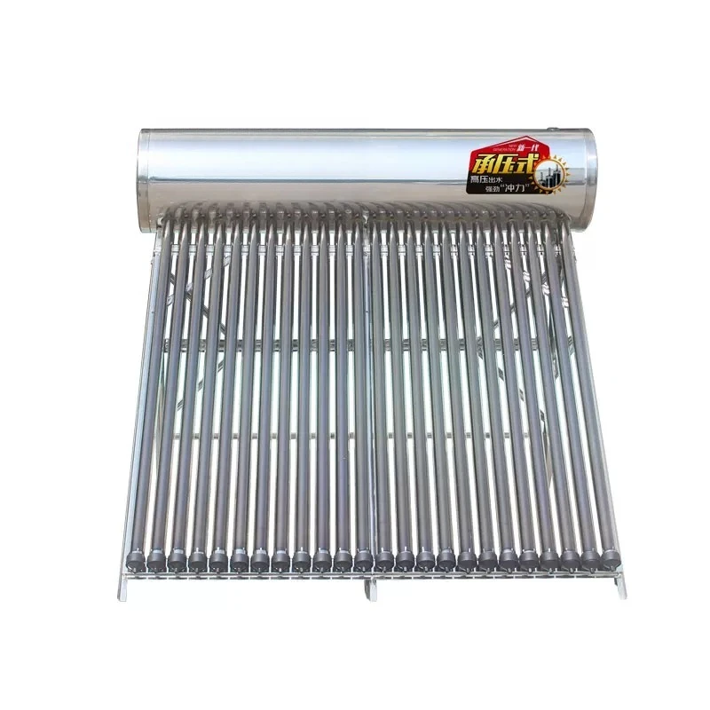 Integrated pressurized solar water heater household stainless steel pressurized water tank photoelectric dual-purpose anhydrous