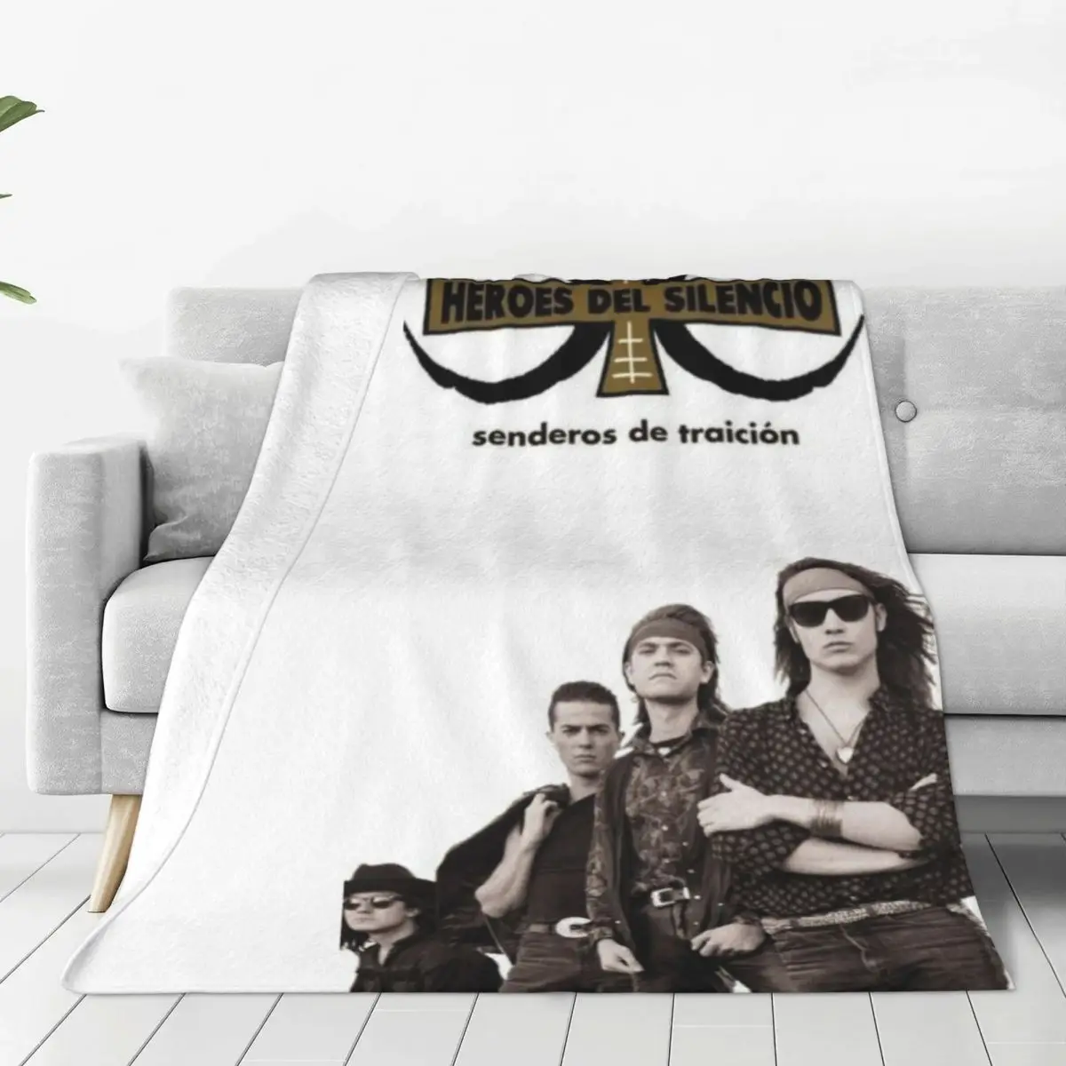 Soft Durable Blankets Picnic Heroes Del Silencio Throw Blanket Music Tour Concert Flannel Bedspread Bedroom Print Sofa Bed Cover