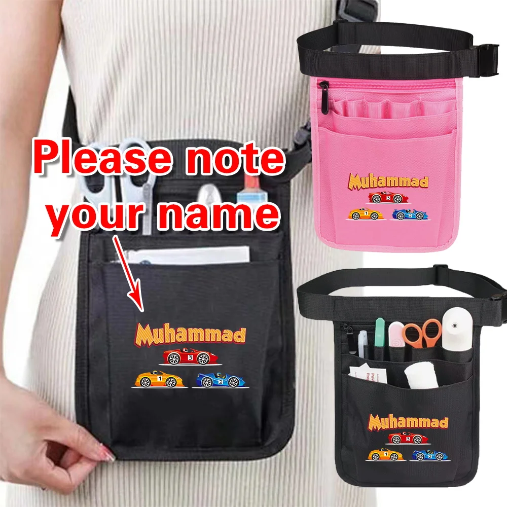 Personalized Customized Name Nurse Waist Pack Portable Multi Pocket Tool Organizer Waist Bag Medical Supplies Storage Bags