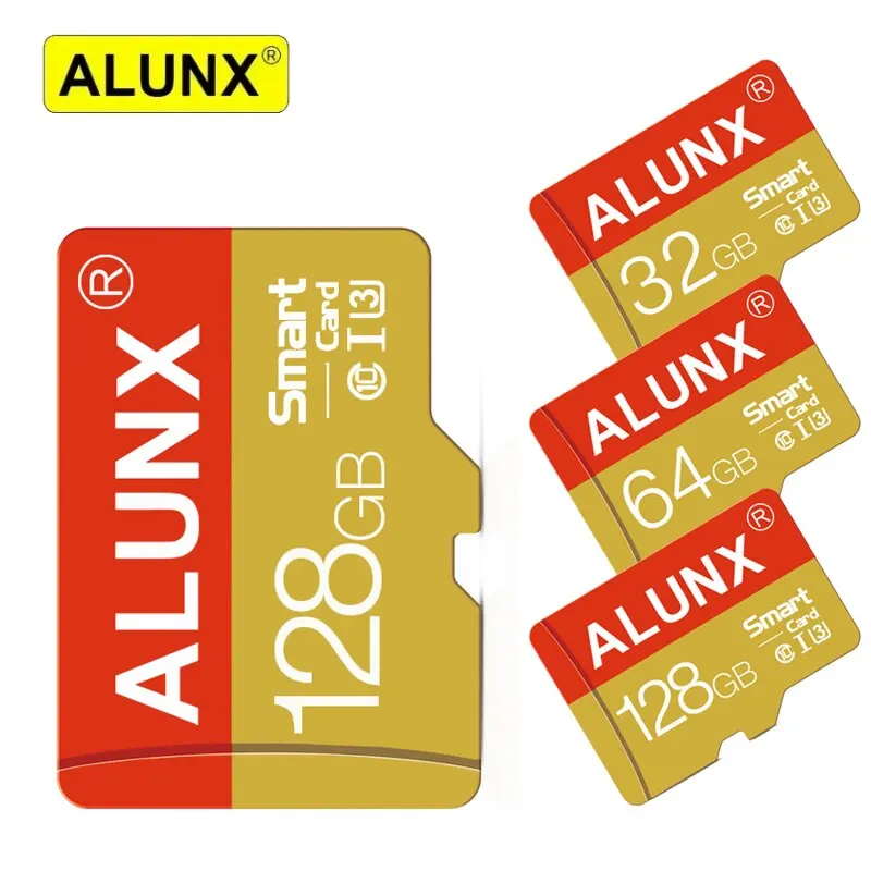 100% ALUNX 마이크로 TF SD 카드, 클래스 10 지지대 휴대폰 UAV 등 카드, 16GB, 8G 메모리 카드 플래시, 64GB, 128GB, 32GB