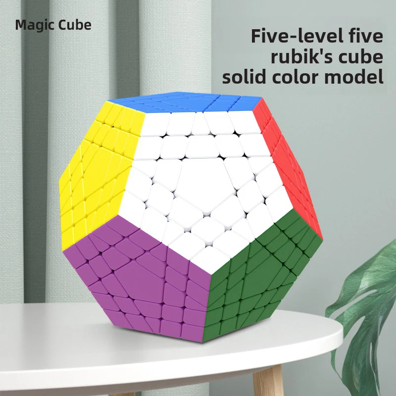 [CubeFun]ShengShou 5x5 Megaminx Gigaminx Magic Cube Stickerless Puzzle Sengso Dodecahedron 12 Faces Professional Toys Gifts