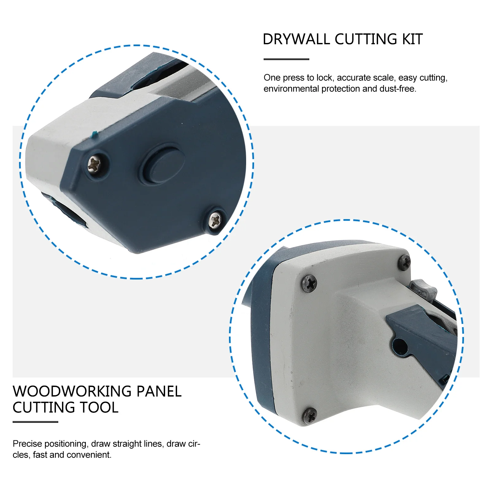 

1Set Gypsum Board Cutter Heavy-Duty Manual Cutting Tool for Woodworking Panels Foam Cardboard Accurate Locking Mechanism