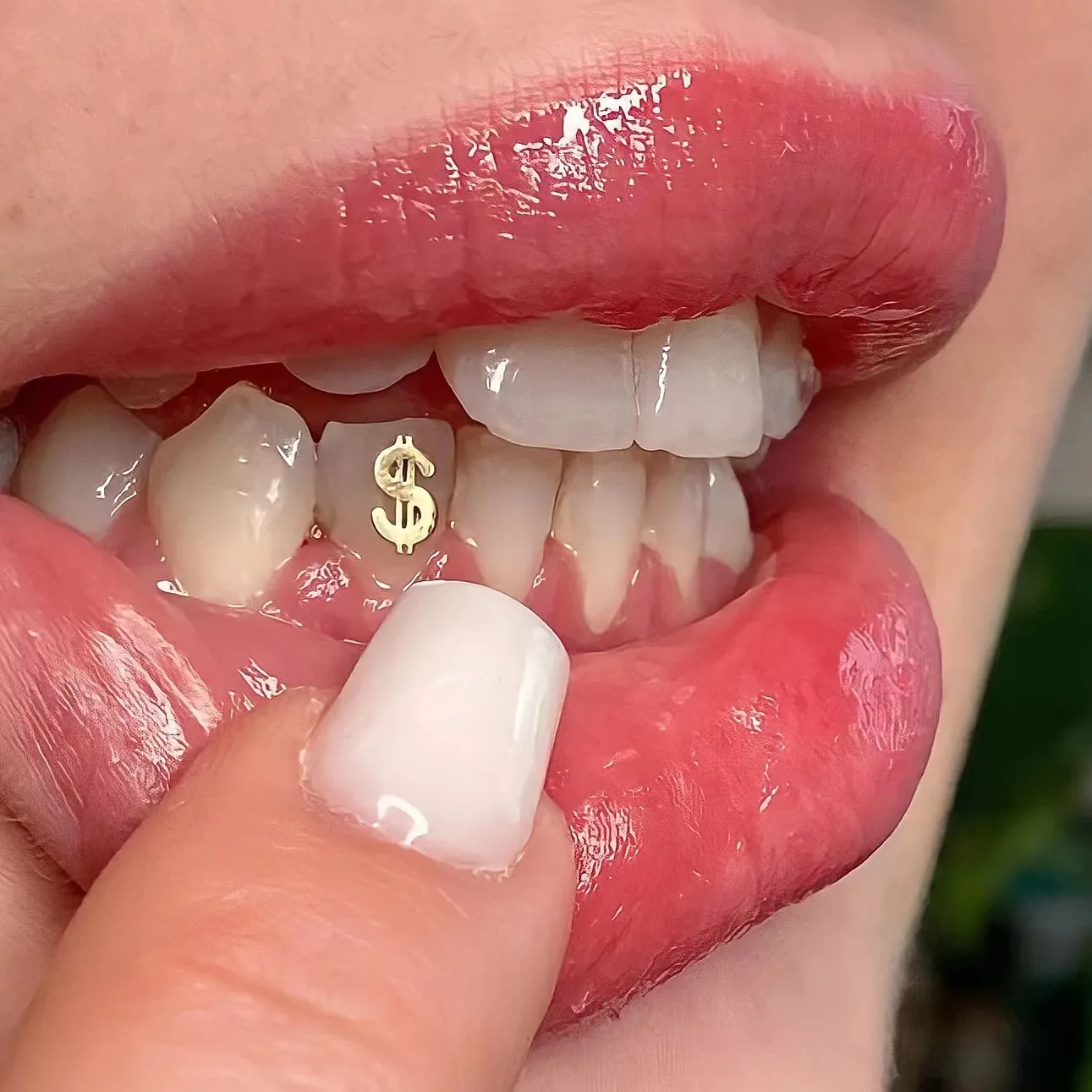 22K Gold Tooth Gems Teeth Whitening Pure Gold Tooth Gems