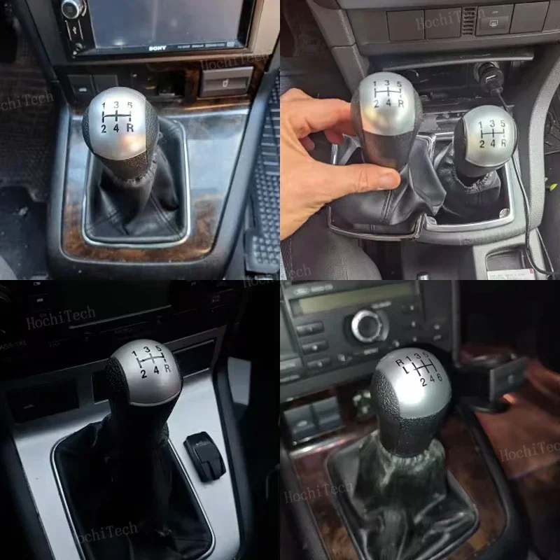 5 Speed MT Car Gear Stick Shift Knob For Ford Focus Mondeo MK3 S-MAX C-MAX Mustang Galaxy Fiesta MK6 Transit Accessories