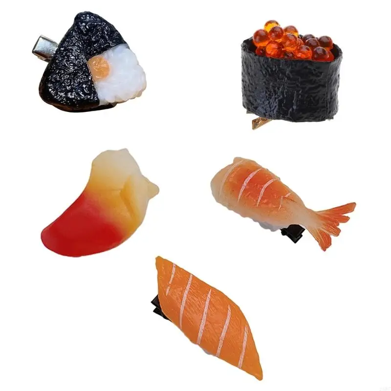 Pince à cheveux multifonction 28EC, nourriture Sushi mignonne, fixation cheveux, accessoire ménager pour adulte