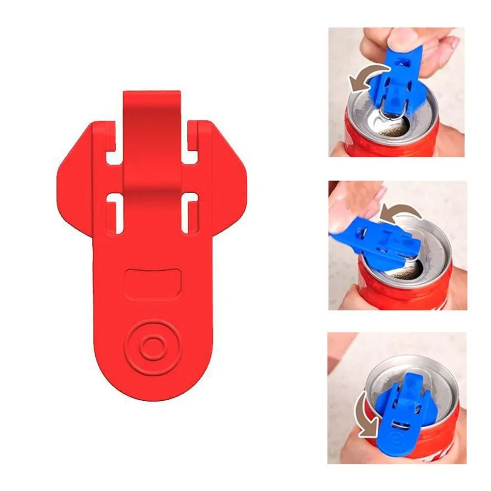 Portable Can Opener Drink Beer Cola Beverage Drink Opener Reusable Bottle Opener Kitchen Camping Can Opener Beverage Protector