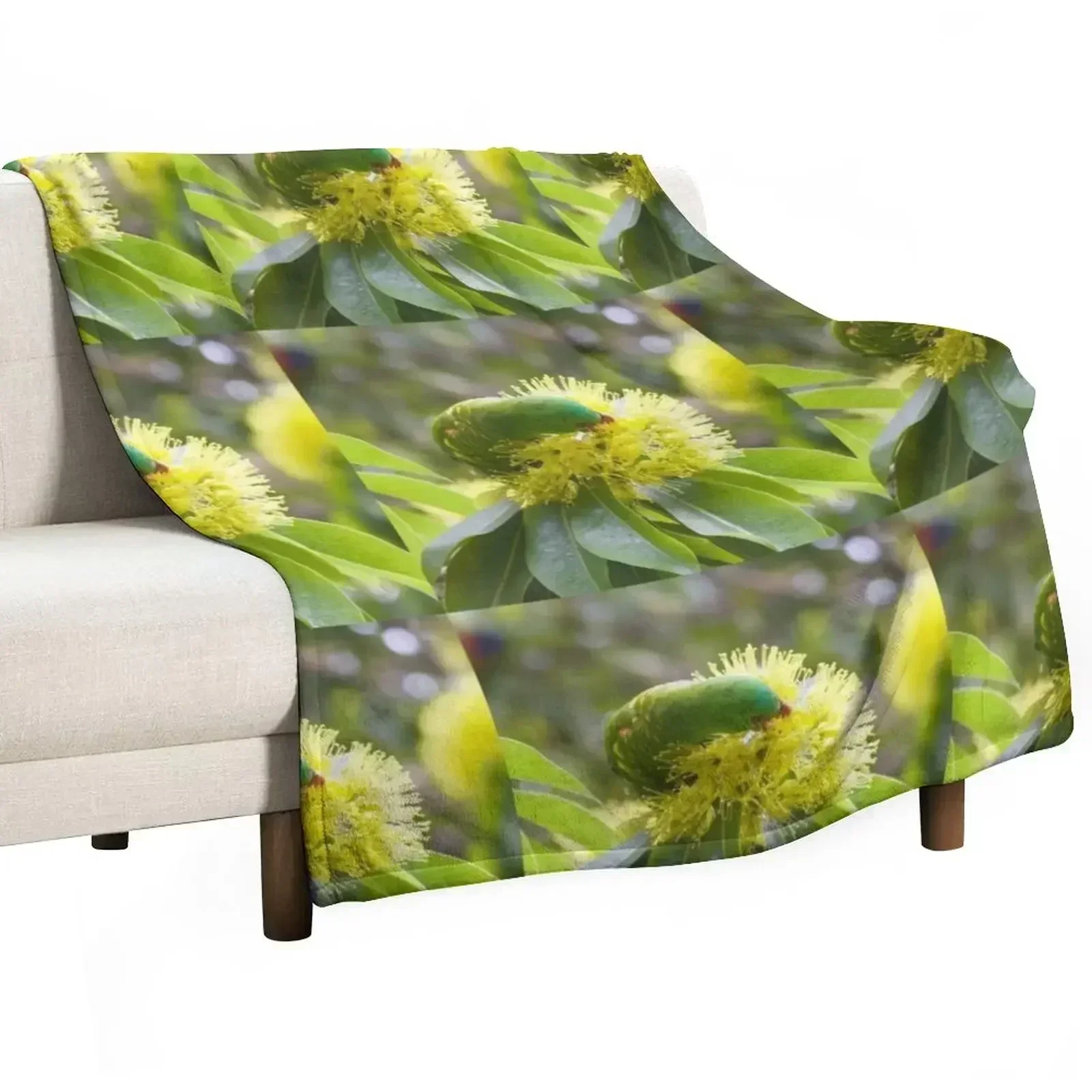 Scaly Breasted Lorikeet Throw Blanket Summer Beddings Retros Sofa Throw Blankets