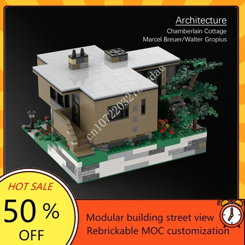 1694PCS Chamberlain Cottage Modular MOC Creative street view Model Building Blocks DIY Education Assembly Model Toys Gifts