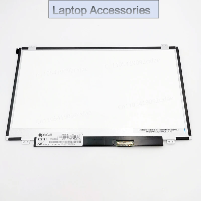 Chj 14 ''lp140wh2 tls1 N140BGE-LB2 ltn140at20 ltn140at28 N140B6-L06 HB140WX1-300 b140xw03 tela lcd do portátil 1366x768 40p