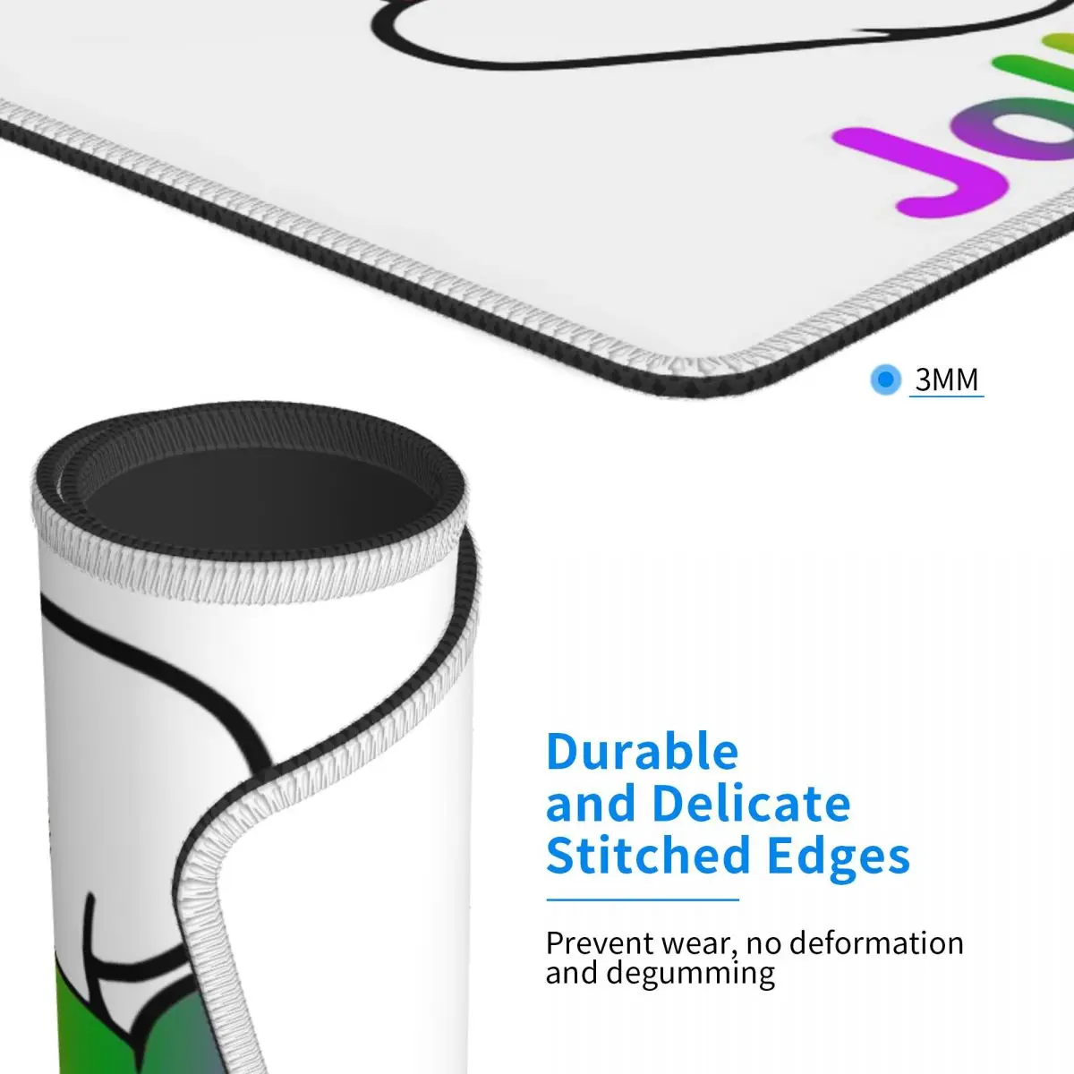 Alfombrilla de ratón JOLLI BAE PRIDE JOLLIBEE, alfombrilla para teclado de ordenador, alfombrilla para ratón, Gamer, PC, portátil, escritorio, accesorios de oficina, alfombrillas para mesa