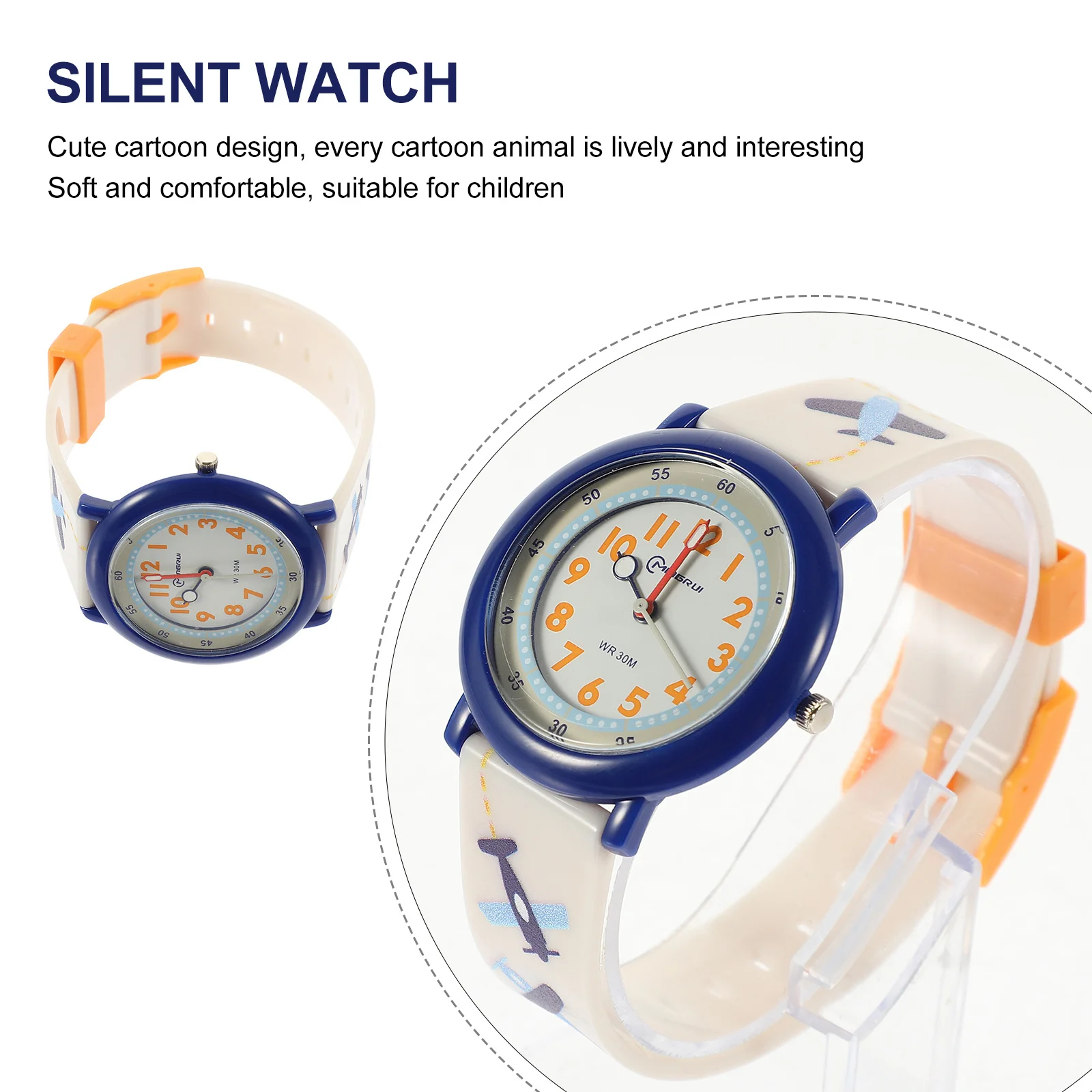 Cartoon Watch Adorable Watch Colorful Adjustable Strap Comfortable Band Ideal Gift for