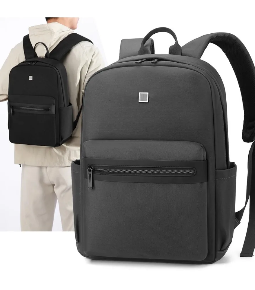 Student schoolbag advanced sense multi-functional commuter backpack backpack large capacity casual and light