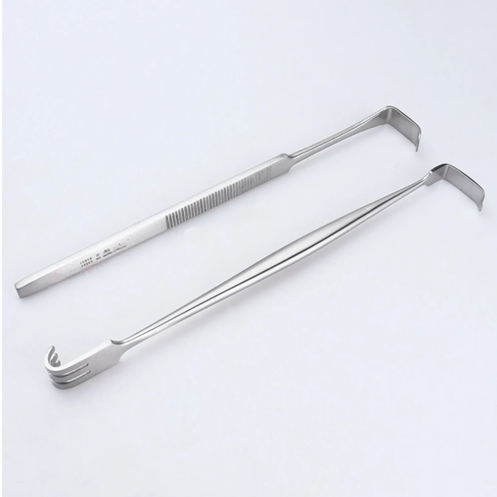 

Ретрактор для тканей, крючок для десен, инструменты для имплантатов полости рта, ортопедический ретрактор для домашних животных, нержавеющая сталь, три зубца