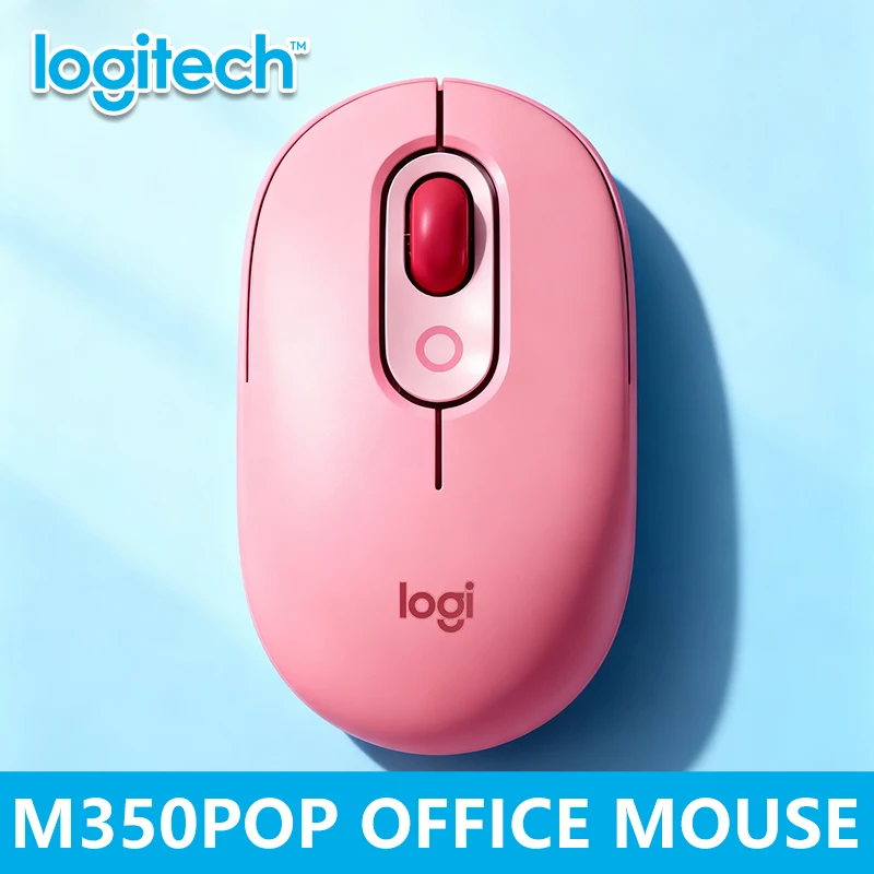 

Logitech POP MOUSE Wireless Bluetooth Mouse, Ergonomic Body Ideal for Office & Home Top-Tier Laptop & Gaming Computer Accessory