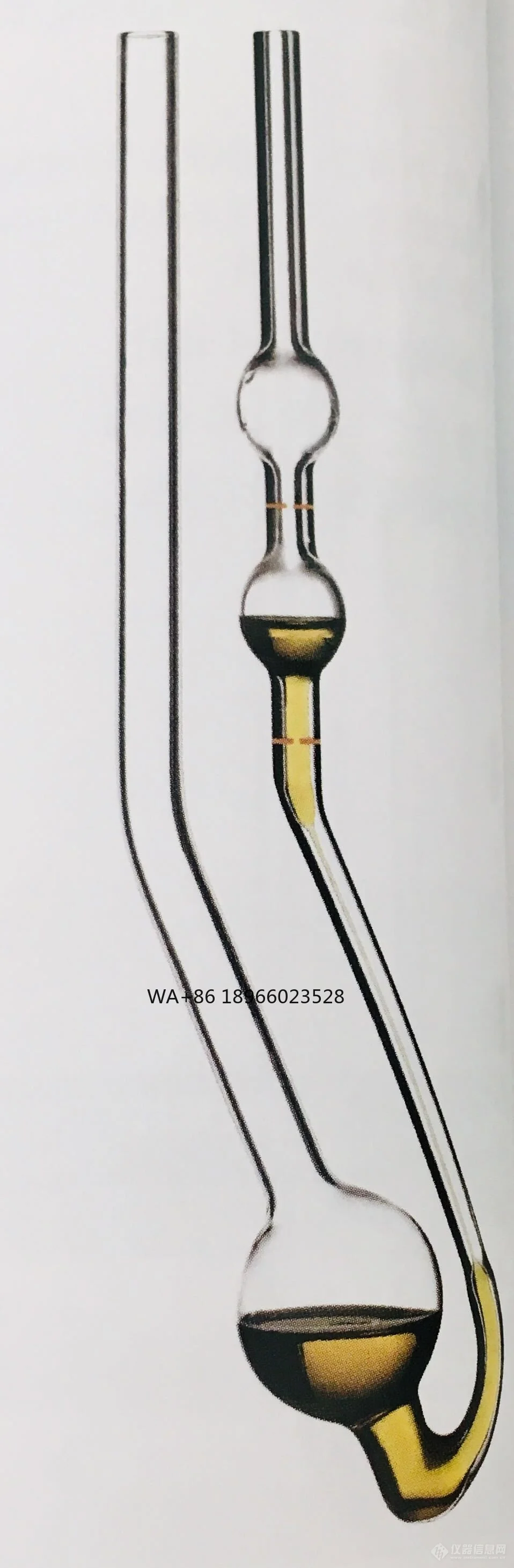 

1840 Capillary viscometer tube Viscometer Tube Petroleum Glass Capillary Viscometer