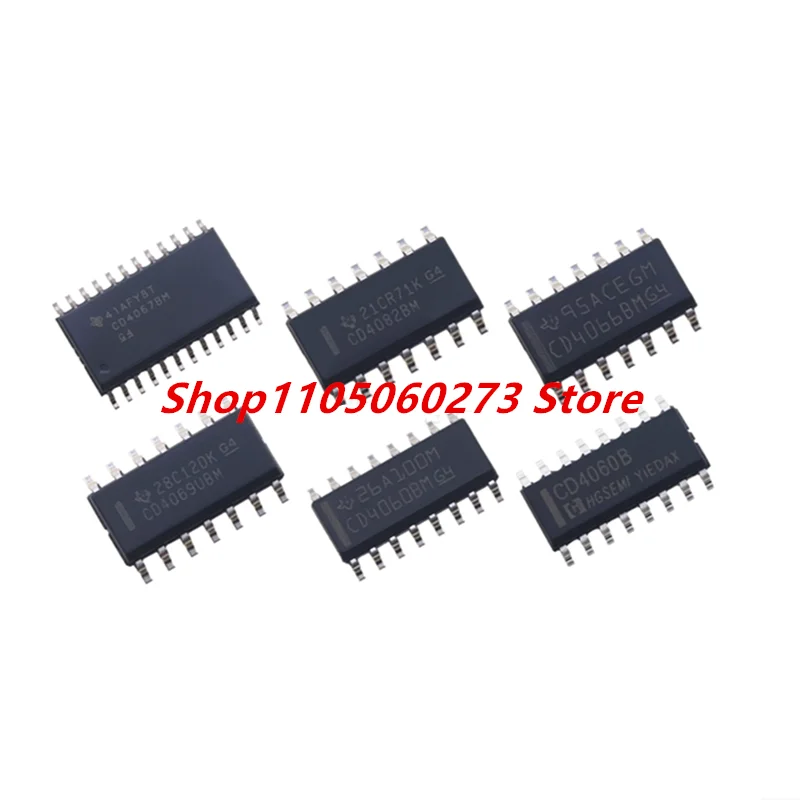 20PCS CD4060BM/CD4066BM/CD4067BM/CD4068BM/CD4069UBM/CD4070BM/CD4073BM/CD4081BM/CD4082BM Imported chips