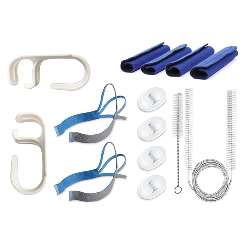 

Replacement Headgear For Resmed Airfit P10 Nasal Pillow Mask CPAP Headgear Strap Kit CPAP Strap Covers And Hose Hanger