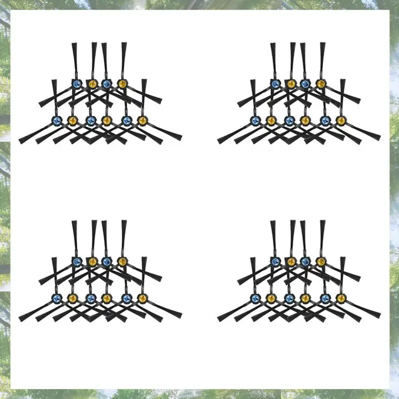 L73A 2025-40Pcs Robot Vacuum Cleaner Side Brush For Ilife V8 V8S X750 A7 X800 X785 V80 Robotic Vacuum Cleaner Parts Accessories