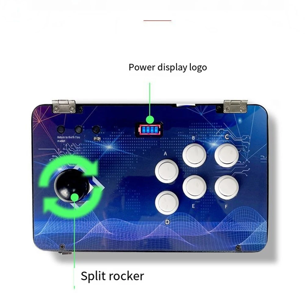 Pandora Arcade Portable Retro Video Game Player Built-in 20000+ Classic Games 10 inch LED Recreation Arcade Emulator Console