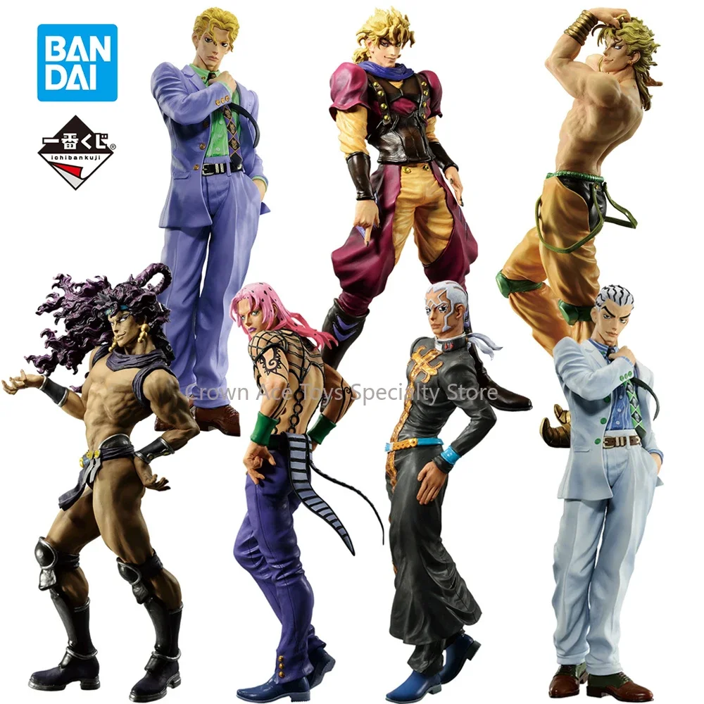 Bandai Banpresto Ichiban Kuji Jojo Bizarre Adventure Evil Party Dio Brando Kars Enrico Pucci Original Anime Figure Trendy Toys