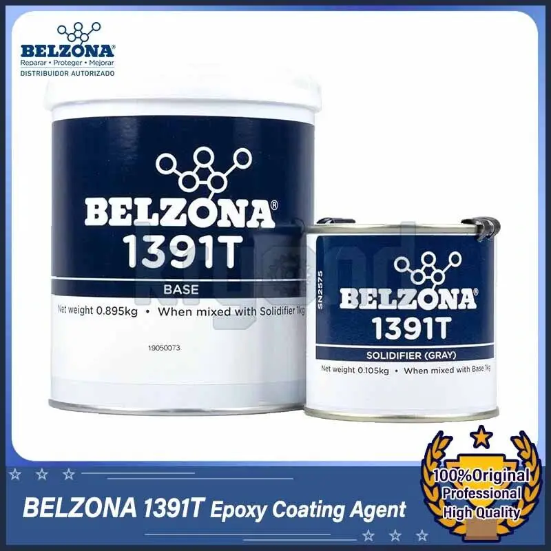 1 Set BELZONA 1391T Epoxy Coating Agent 1kg Base Solidifier Two Component 1391T