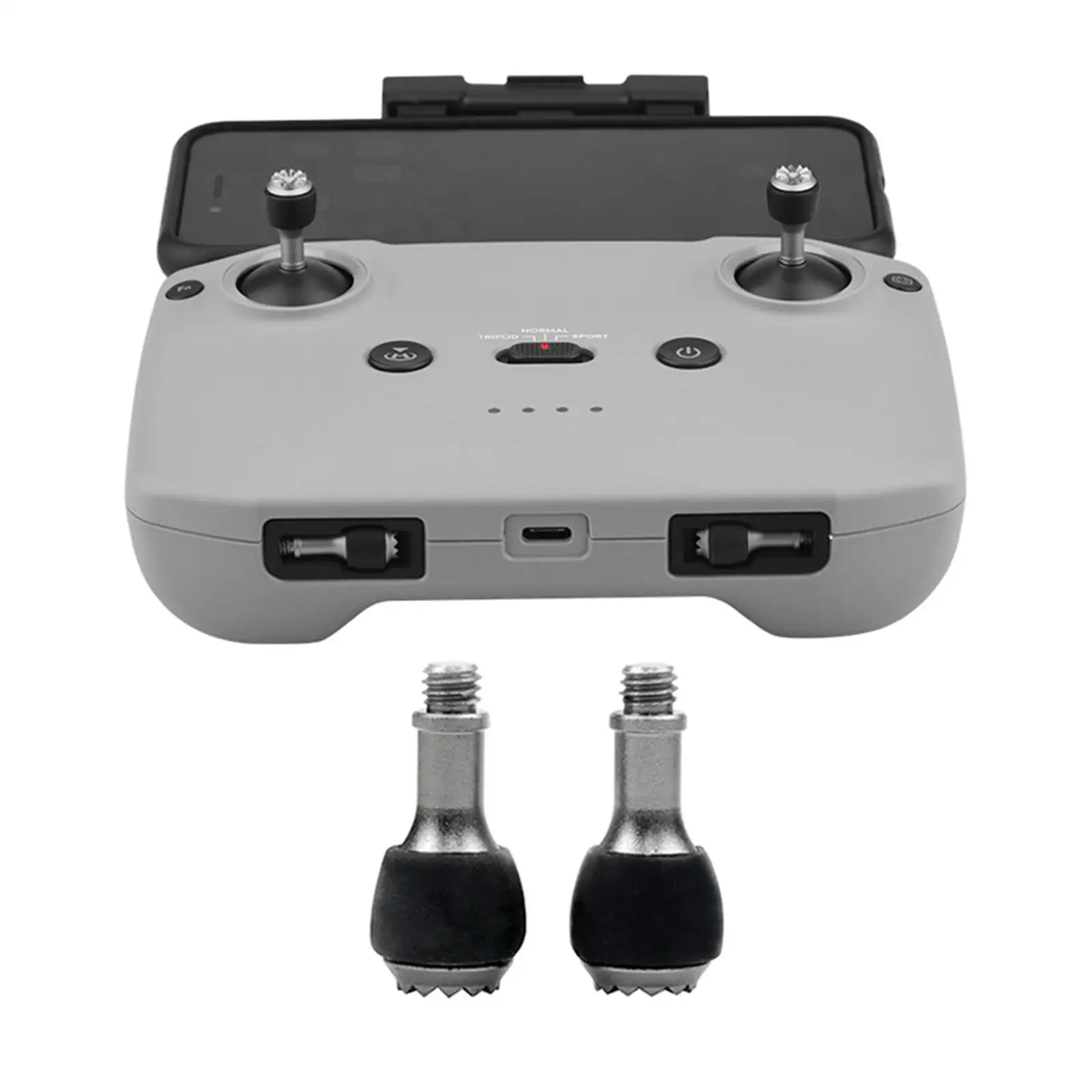 Inteligentny pilot zdalnego sterowania, joystick, wytrzymały drążek sterujący, rocker na kciuk do dronów DJI Mavic 3, Mavic Air 2/2S, Mini 2, helikopterów.