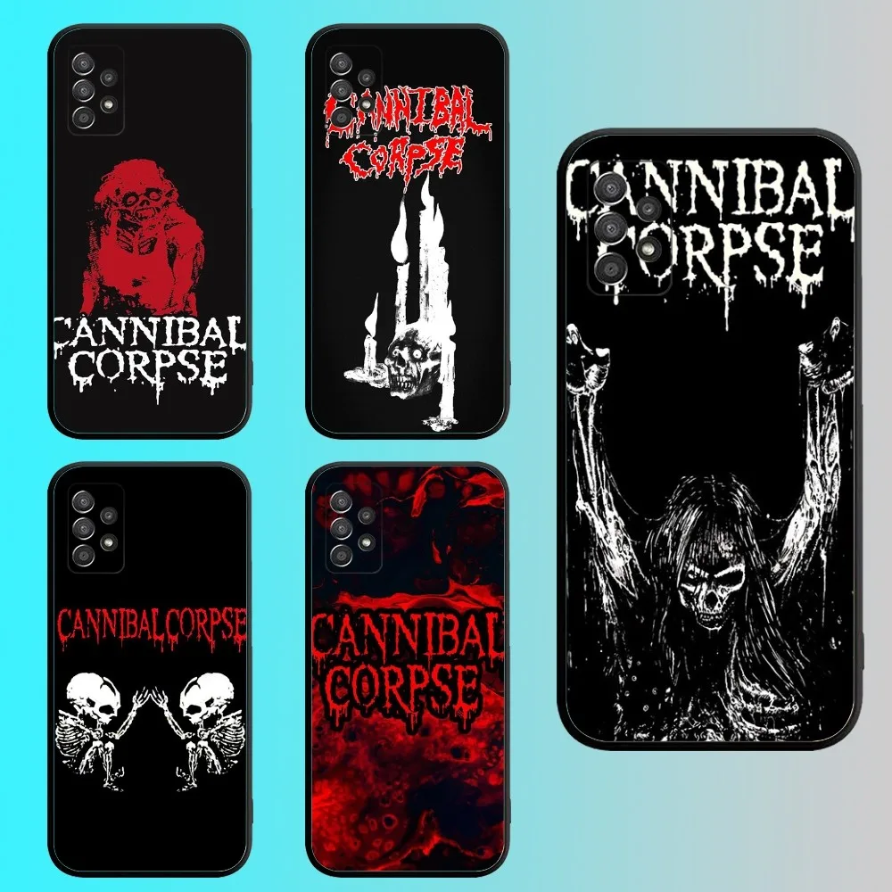 Cannibal C-Corpse Rock Band Phone Case For Samsung S 25,24,21,22,23,30,20,Ultra,Plus,Fe,Lite,Note,10,9,5G Black Soft