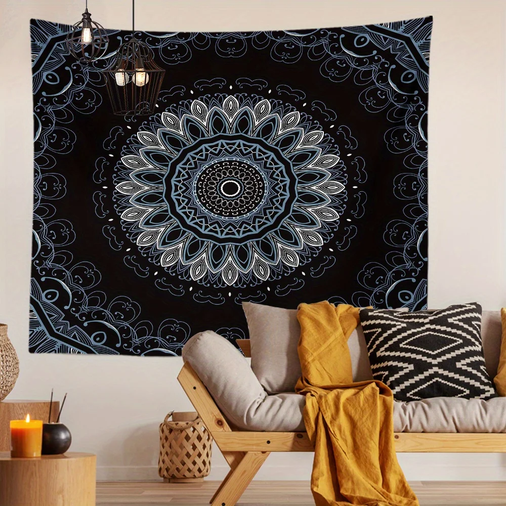 Mandalas Pattern Tapestry Background Cloth Hanging Cloth Bedroom Bedside Decorative Wall Cloth Rental Dormitory Tapestry