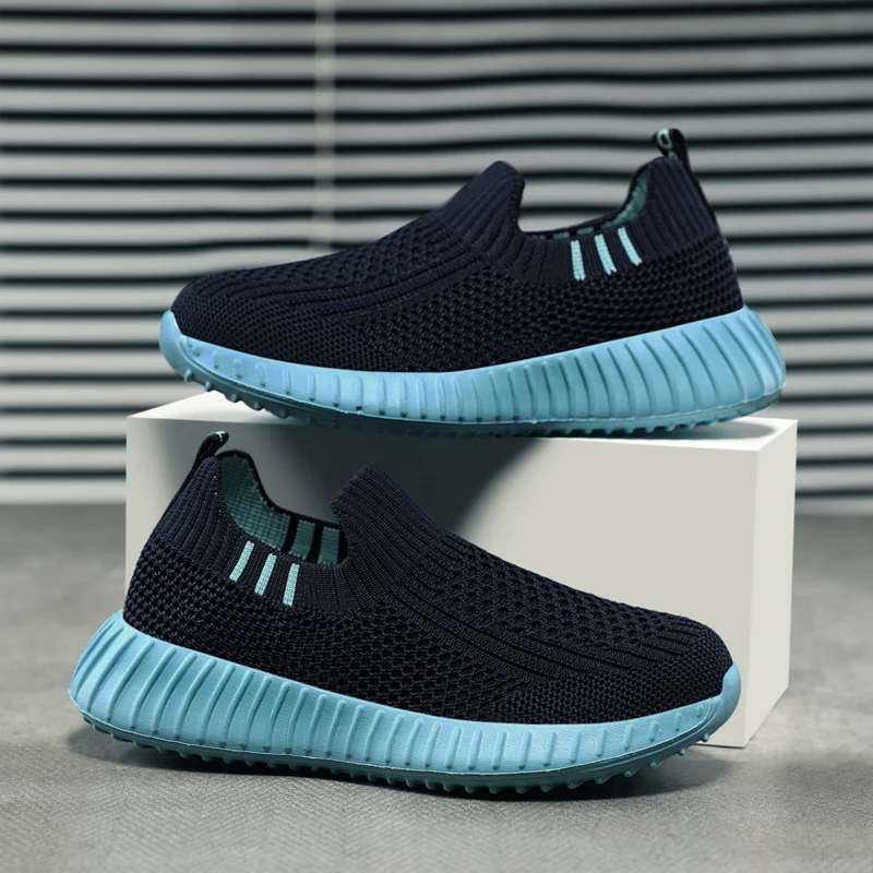

Kids Shoes Boys Running Sport Shoes Children Socks Sneakers Big Girls Breathable Mesh School Shoe Soft Sole Casual Walking Tenis