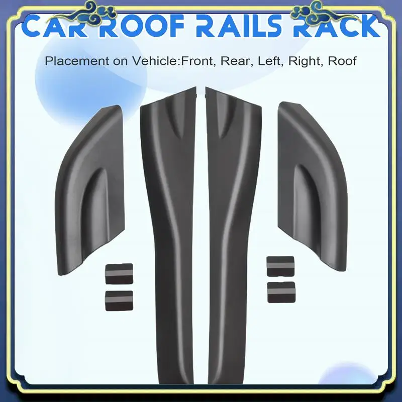 

AU16-4Pcs Roof Rails Rack End Cover Shell For Hyundai Tucson 2004 -2008