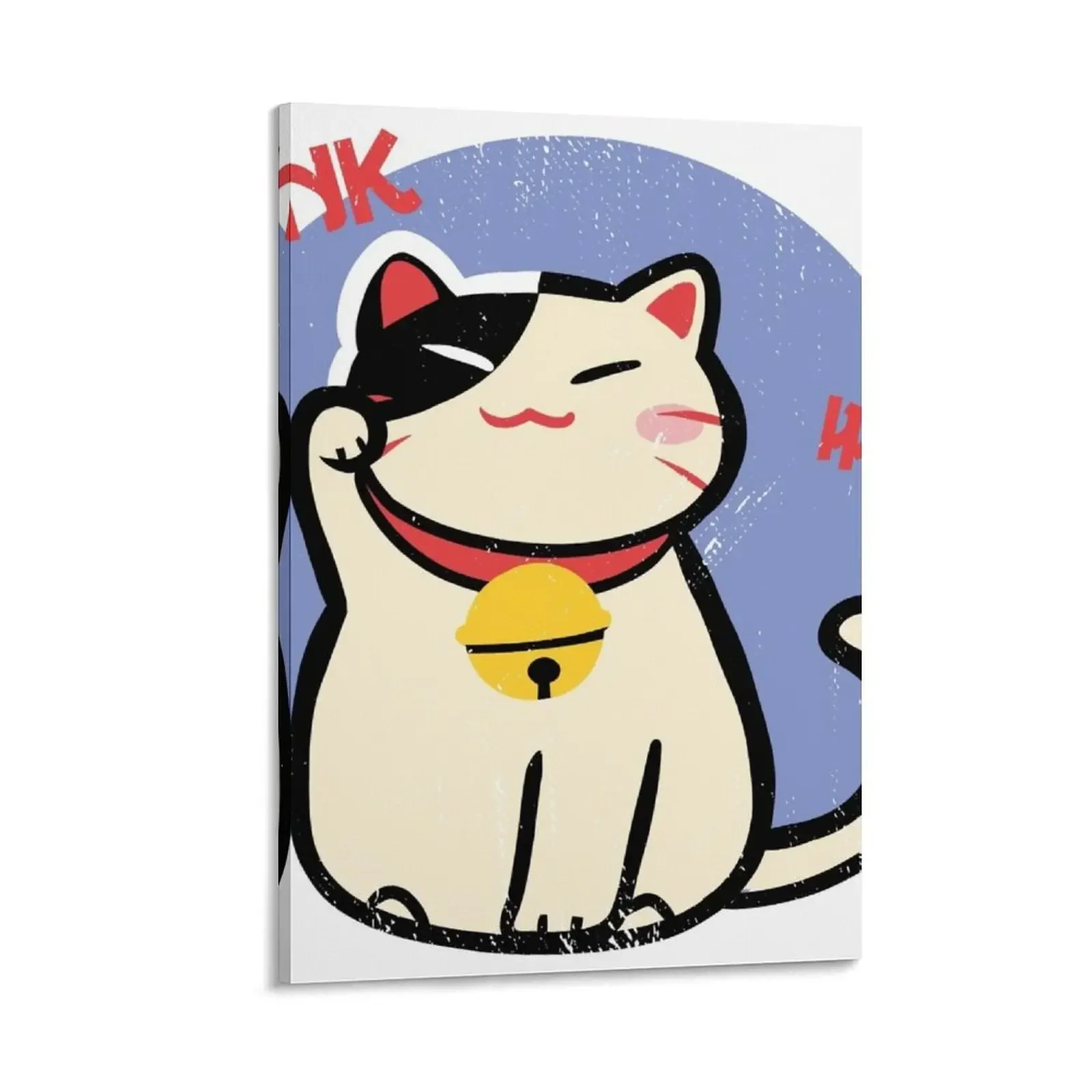 

fortune cat - wave cat Canvas Painting home decoration accessories room decoration home decorations and organization