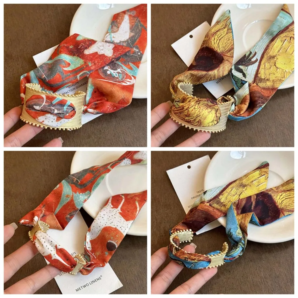 اليد الدائري وشاح افتتاح أساور الدانتيل يصل مجوهرات اكسسوارات منديل أساور النمط الوطني لطخة البوهيمي أساور النساء #5