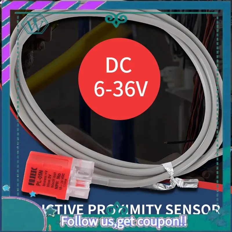 A75Q-PL-05N/P DC 10-30V NPN NO 5Mm Square Inductive Proximity Sensor Switch 3 Wire P With Screws