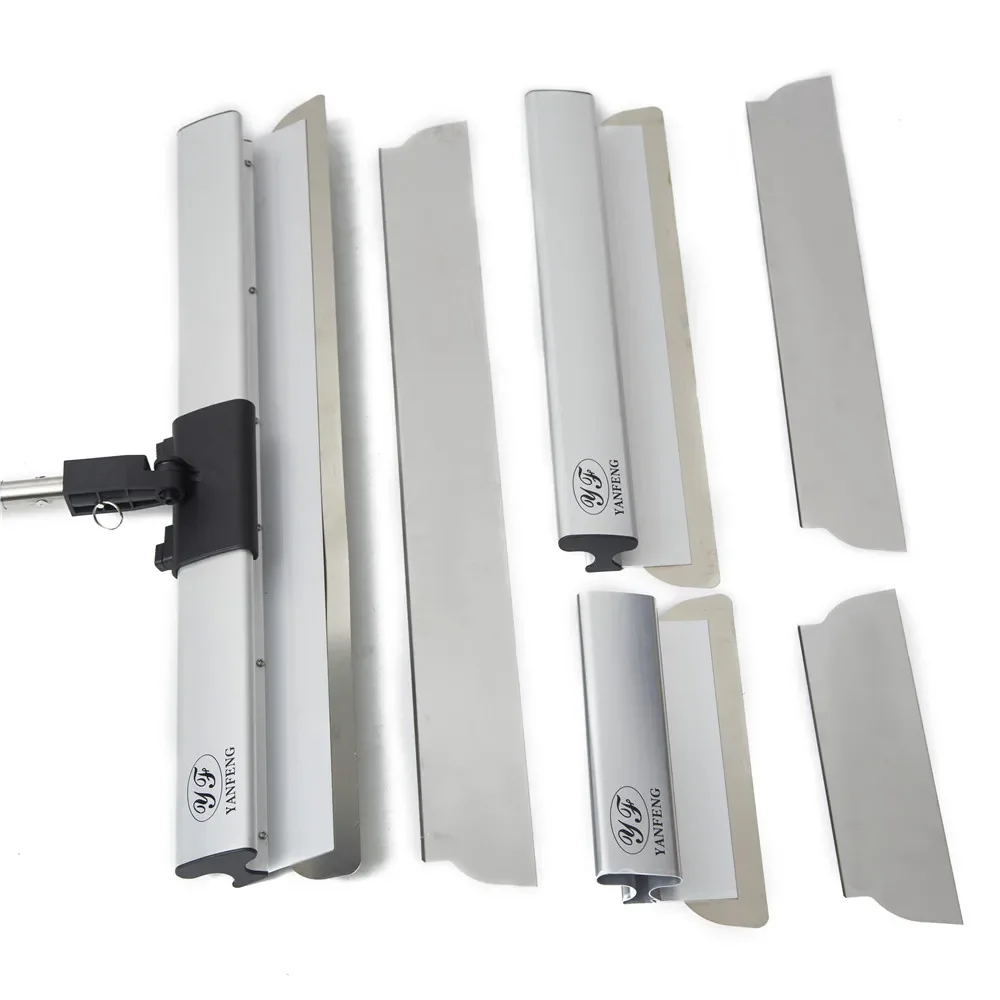 

stainless steel drywall skimming blade drywall tape putty knife scraper with telescopic pole
